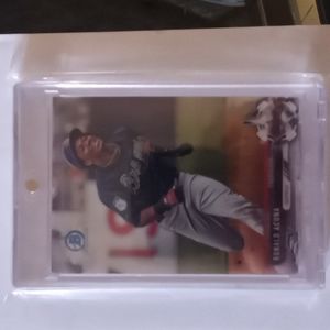Ronald Acuna Bowman Chrome rookie card